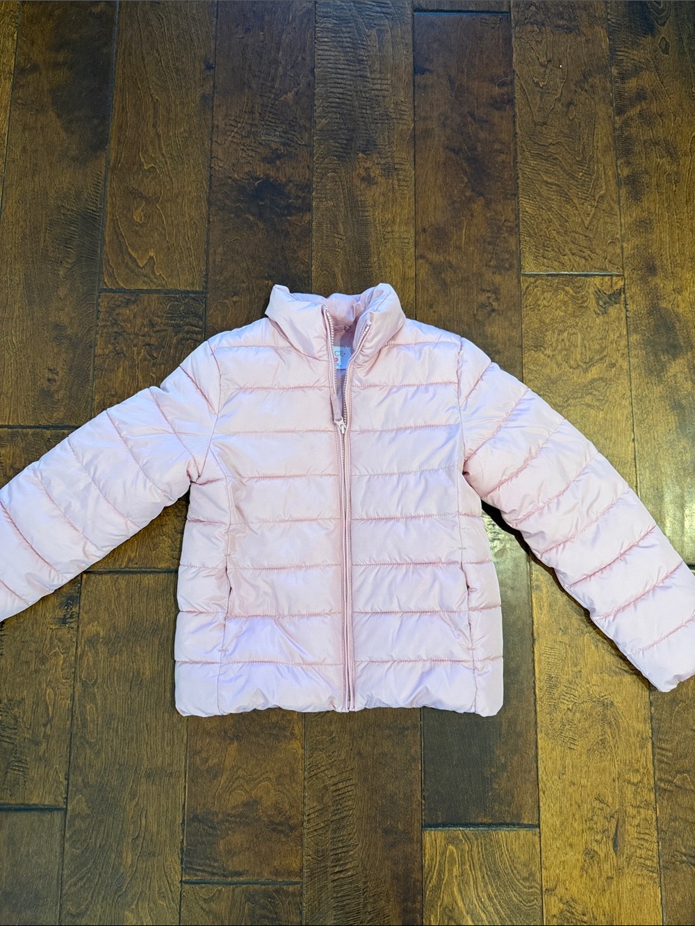 Place Light Pink Quilted Puffer Jacket